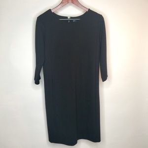 Gap black shift dress